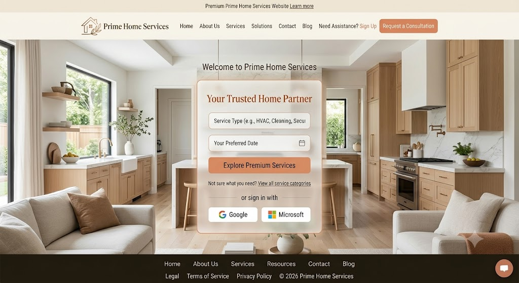 Prime Home Services concept 1