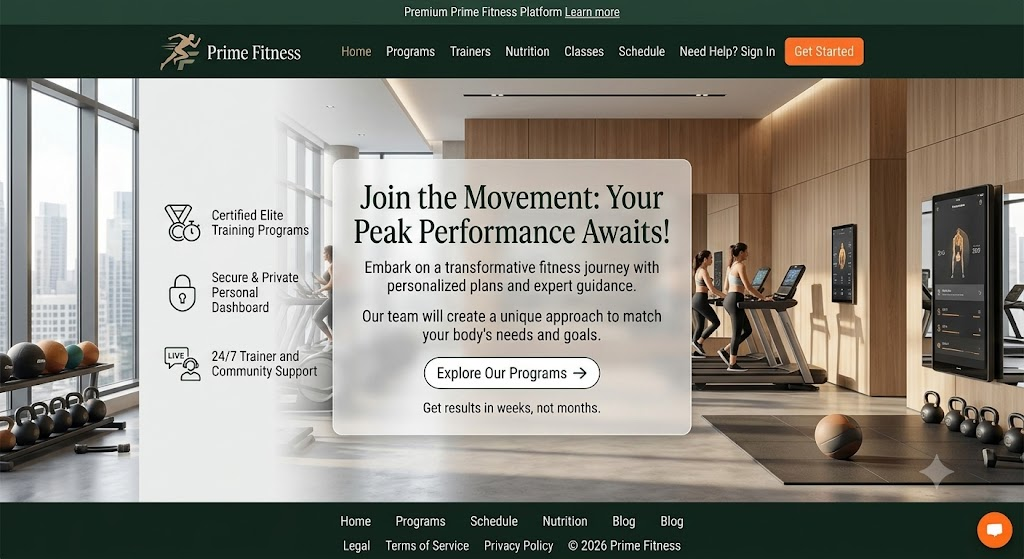 Modern Fitness concept 2
